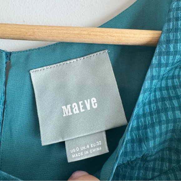 Anthropologie Maeve Tavin Cold Shoulder Top size 0 - Picture 2 of 7